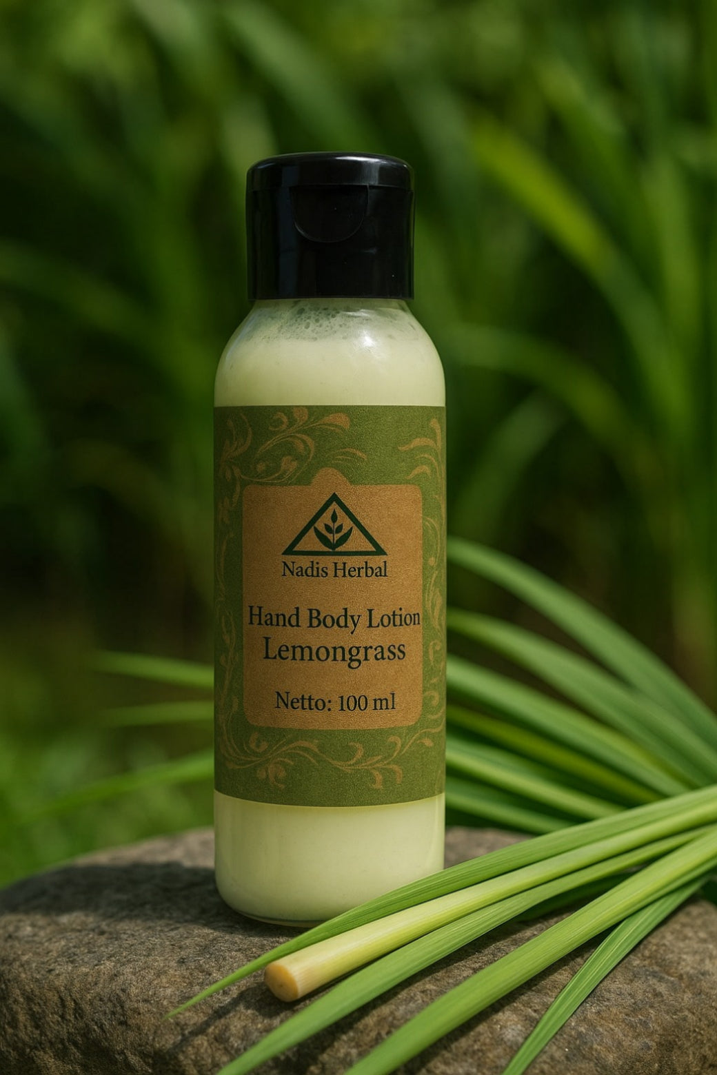 Kūno losjonas su citrinžolės aliejumi