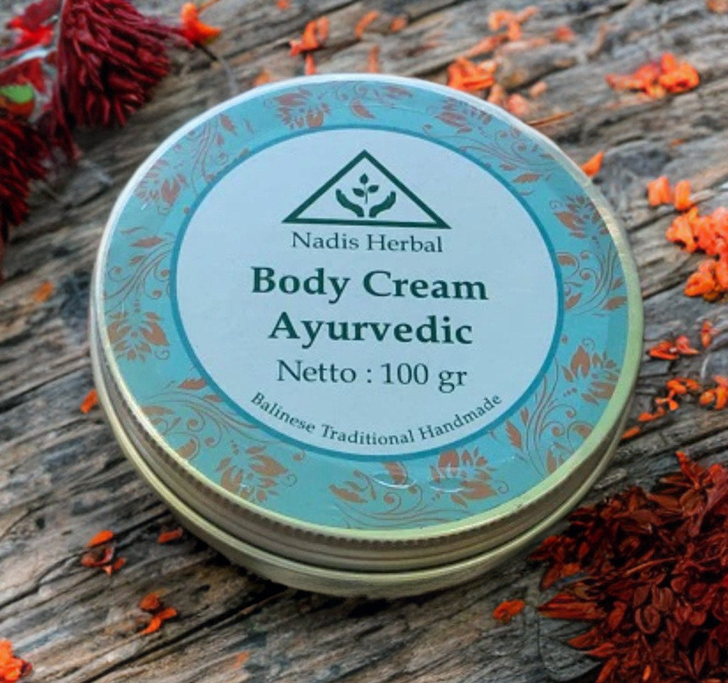 natūralus kūno kremas su ajurvediniais aliejais 'Ayurvedic' Nadis Herbal