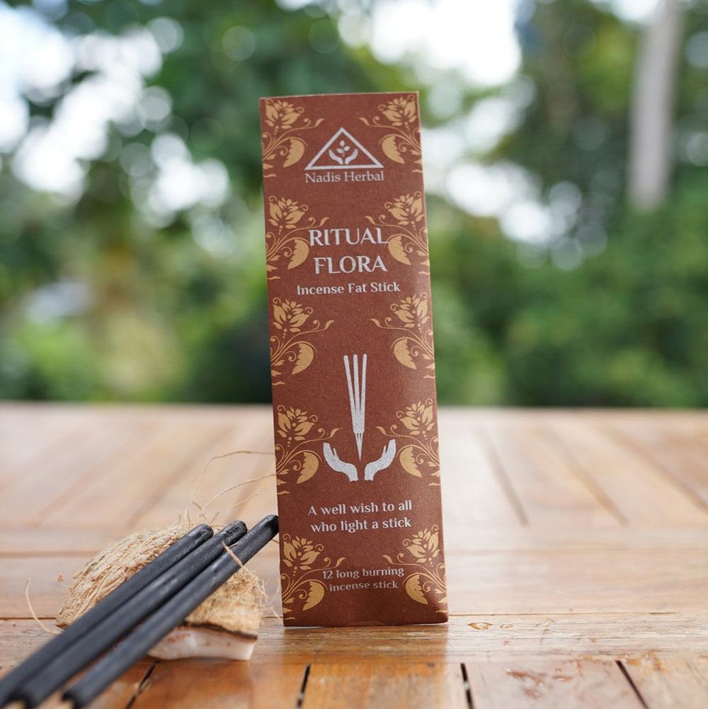 natūralios sudėties smilkalai 'Ritual Flora' Nadis Herbal