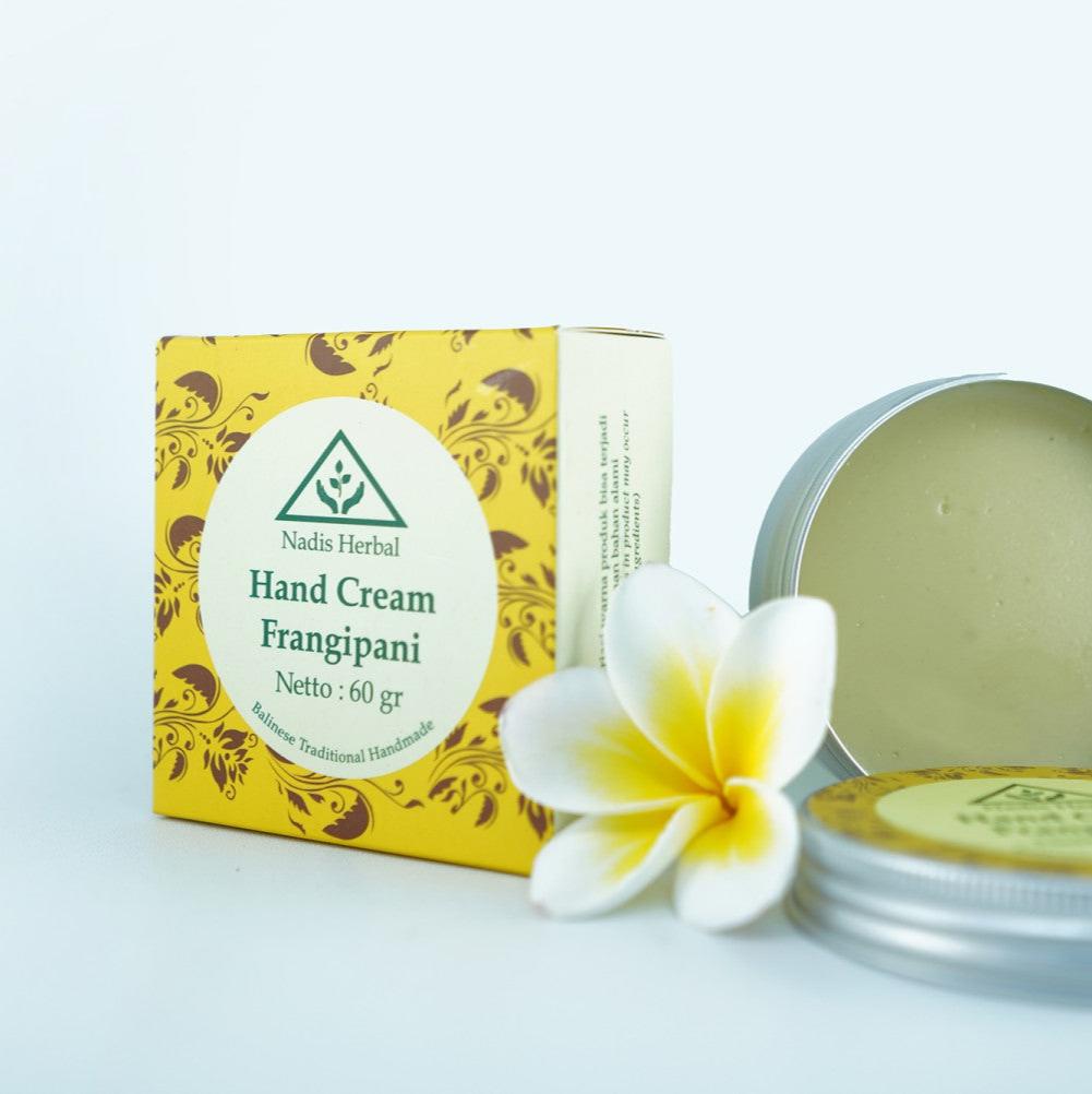 Nadis Herbal rankų kremas su frangipani eteriniu aliejumi
