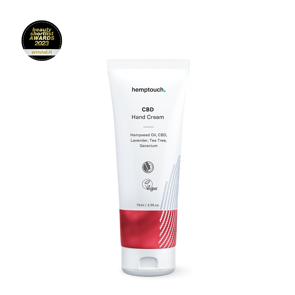 CBD rankų kremas  suminkština, drėkina Hemptouch 