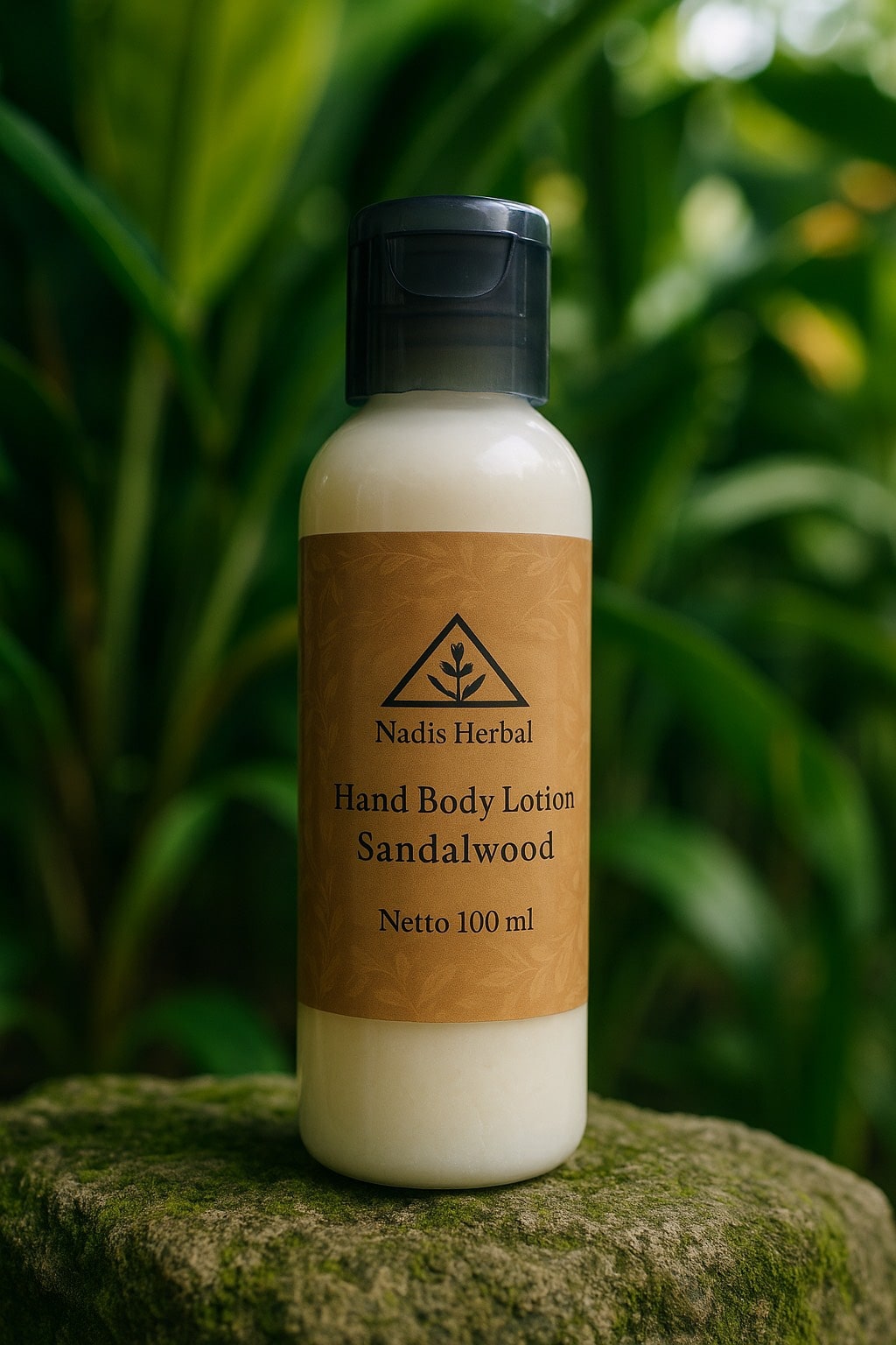 Natūralus kūno losjonas su Santalmedžio aliejumi, Nadis Herbal
