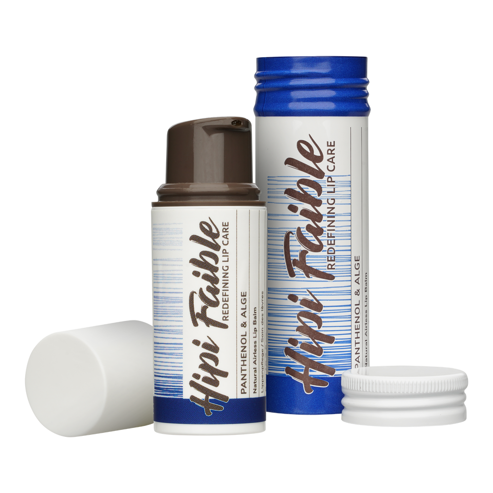 lūpų balzamas su pantenoliu ir dumbliais Hipi Faible 