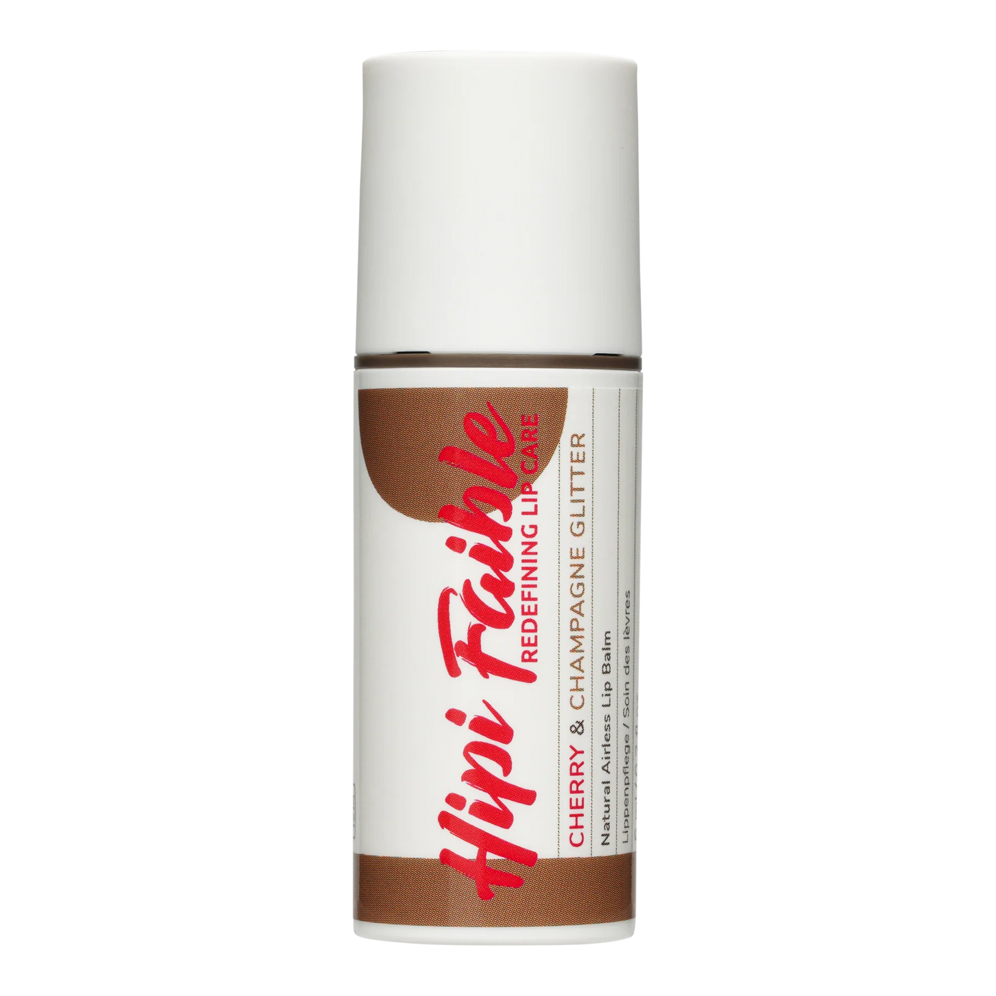 lūpų balzamas su spalva 'Cherry & Champagne Glitter' Hipi Faible 