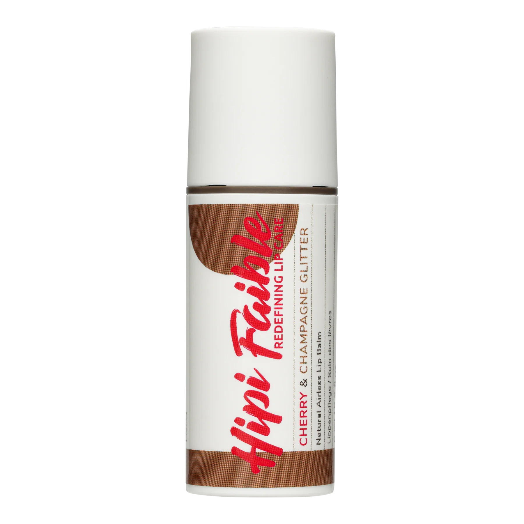 lūpų balzamas su spalva 'Cherry & Champagne Glitter' Hipi Faible 