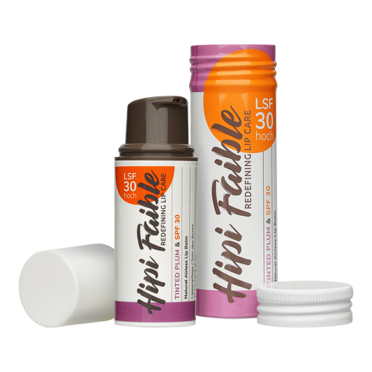  lūpų balzamas su spalva 'Tinted Plum' ir SPF 30 Hipi Faible