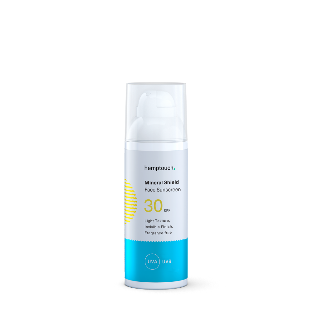 mineralinis veido kremas nuo saulės SPF 30  hemptouch