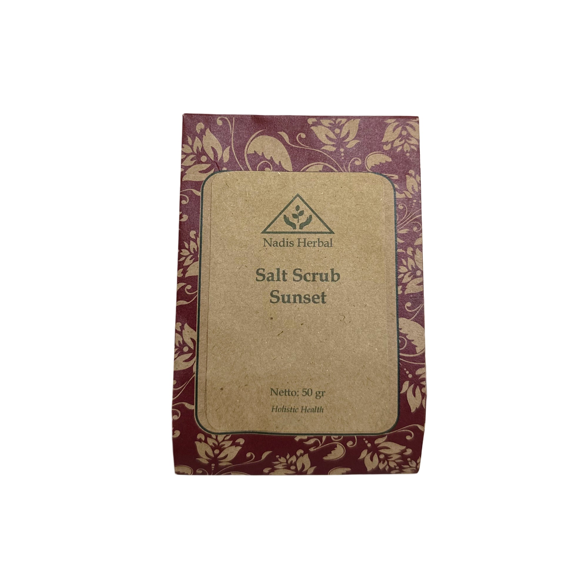 natūralus druskos ir ryžių kūno šveitiklis 'Sunset'