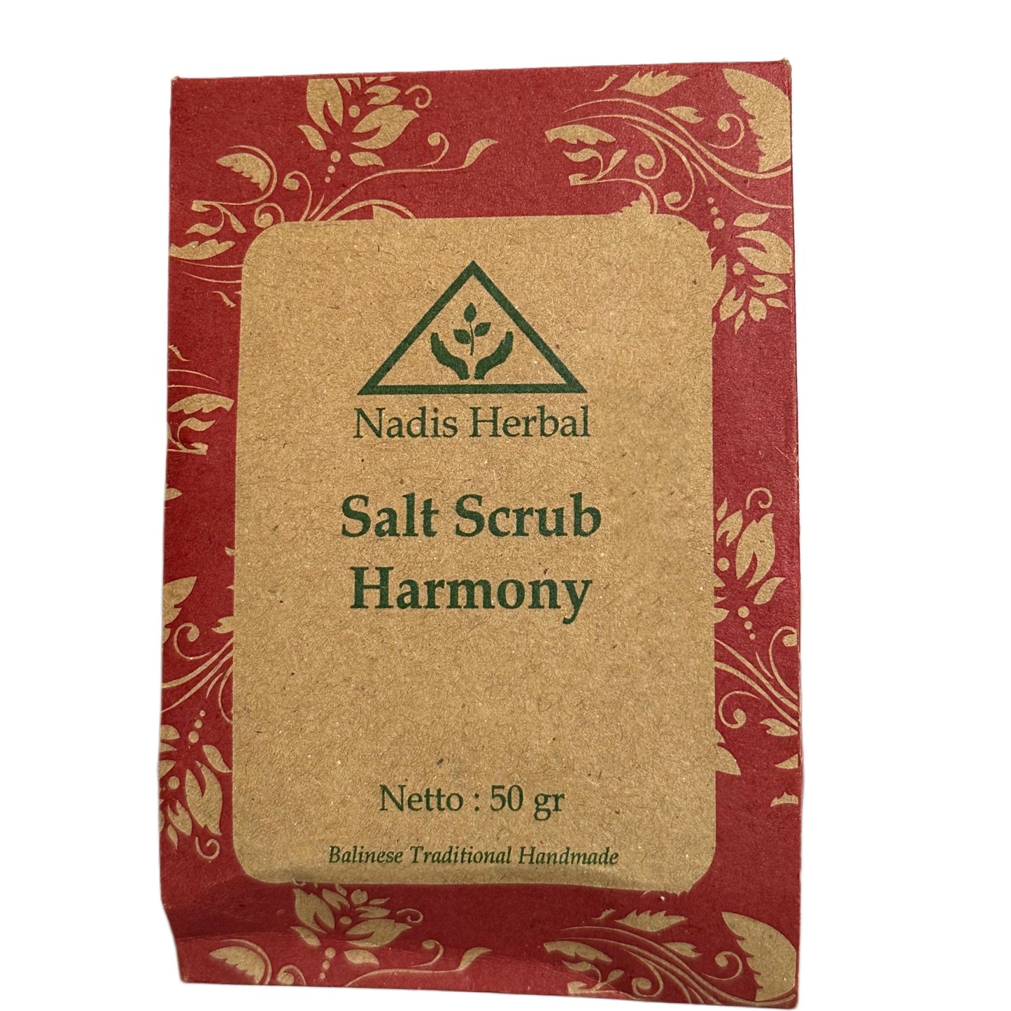 natūralus druskos\ryžių kūno šveitiklis "Harmony" Nadis Herbal