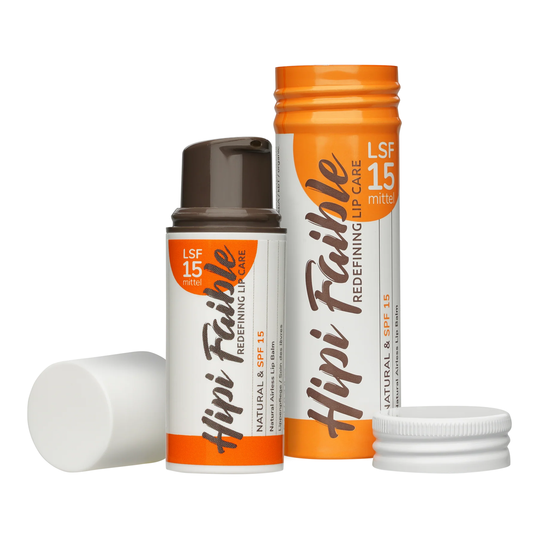 natūralus lūpų balzamas su keramidais ir SPF 15 Hipi Faible 