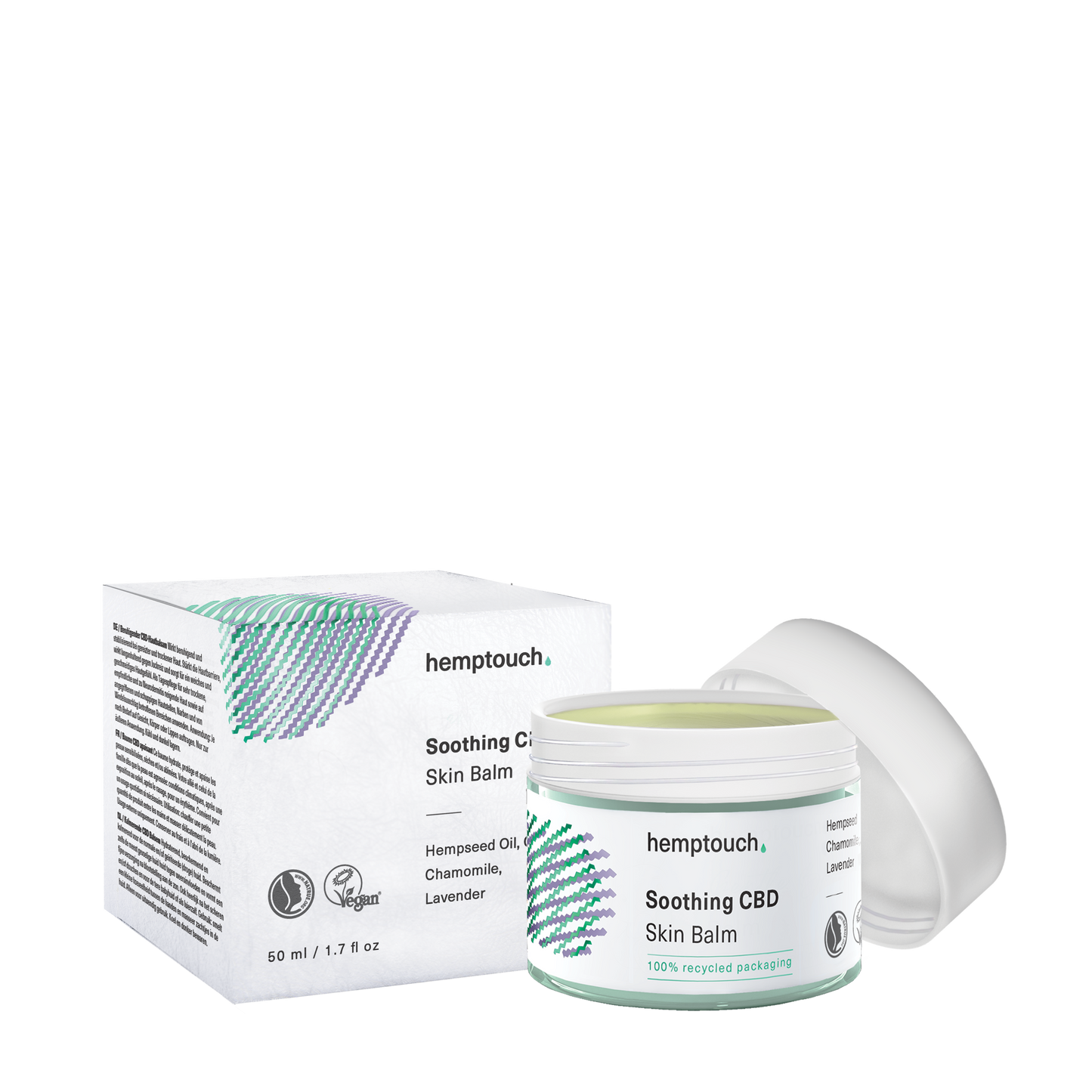 raminantis CBD odos balzamas ramina apsaugo Hemptouch 