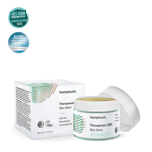 terapinis CBD odos balzamas egzema, psoriazė, atopinis dermatitas Hemptouch